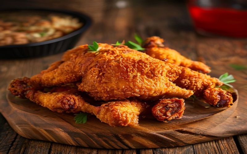 Illustration pour Pourquoi le poulet croustillant et rôti de CROUST'N GO est le roi de vos tables